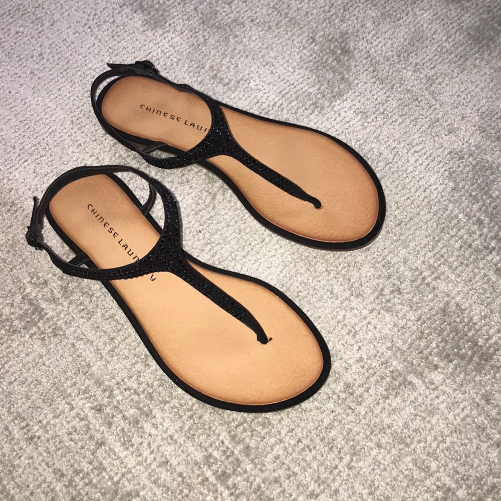 Chinese Laundry T-Strap Sandals w/ box, Worn Once